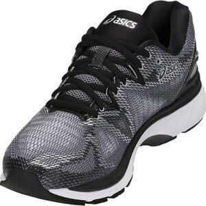 NEW ASICS GEL NIMBUS 20 Carbon Black Silver White Womens 10 US 42 EUR T750N